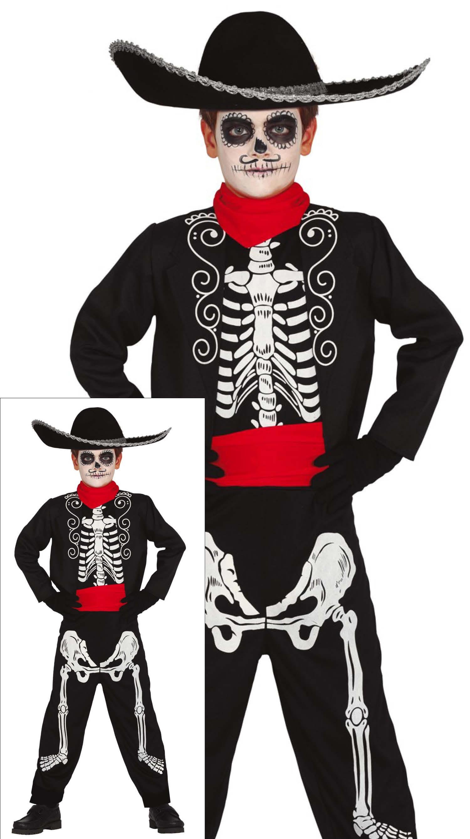 Child Mariachi Skeleton 10-12 Years