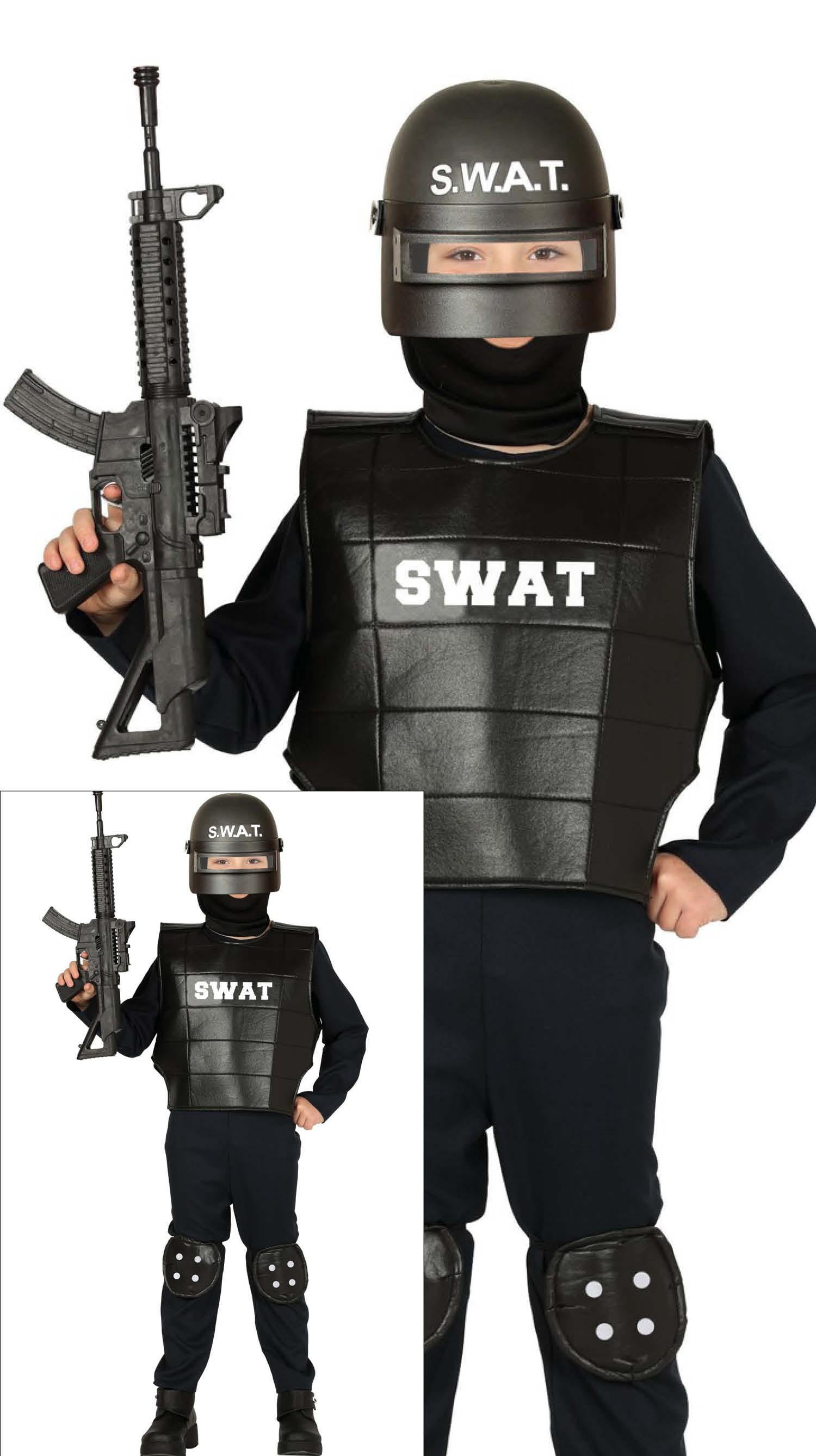 Policie Swat Children Size 7 - 9 Years