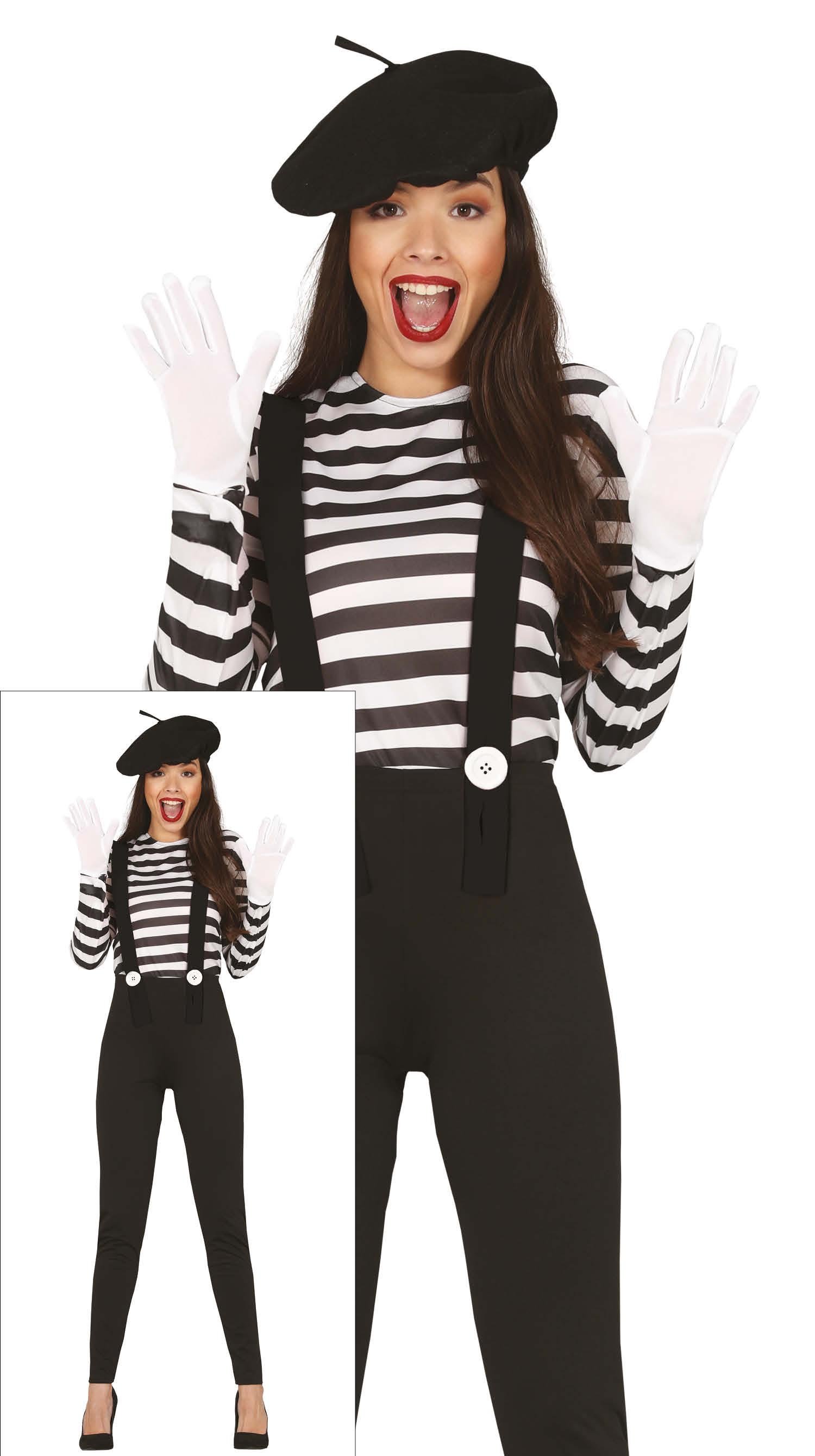 Mime Woman M-S-L Spandex