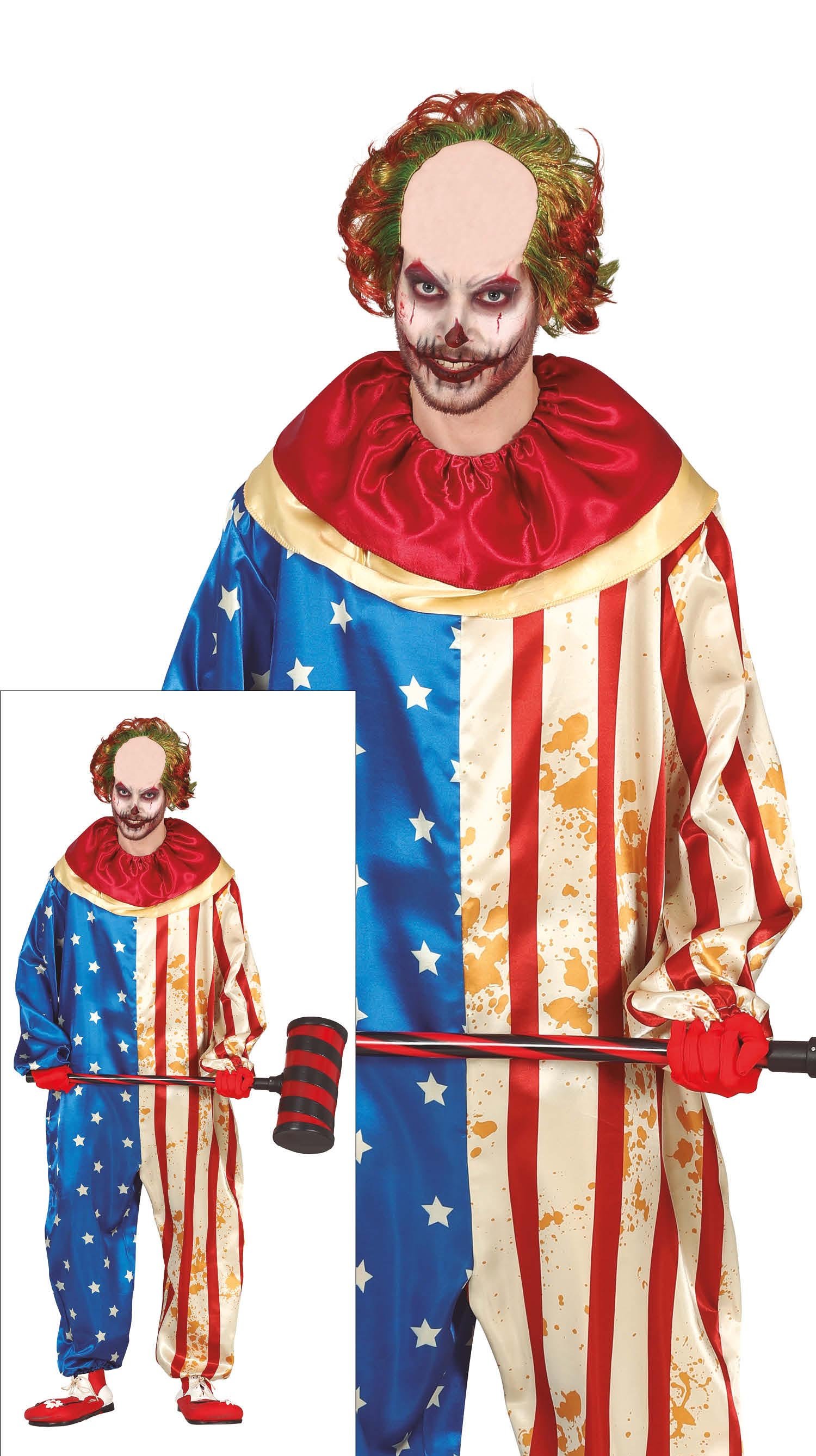 Patriot Clown, Adult, 48 - 50