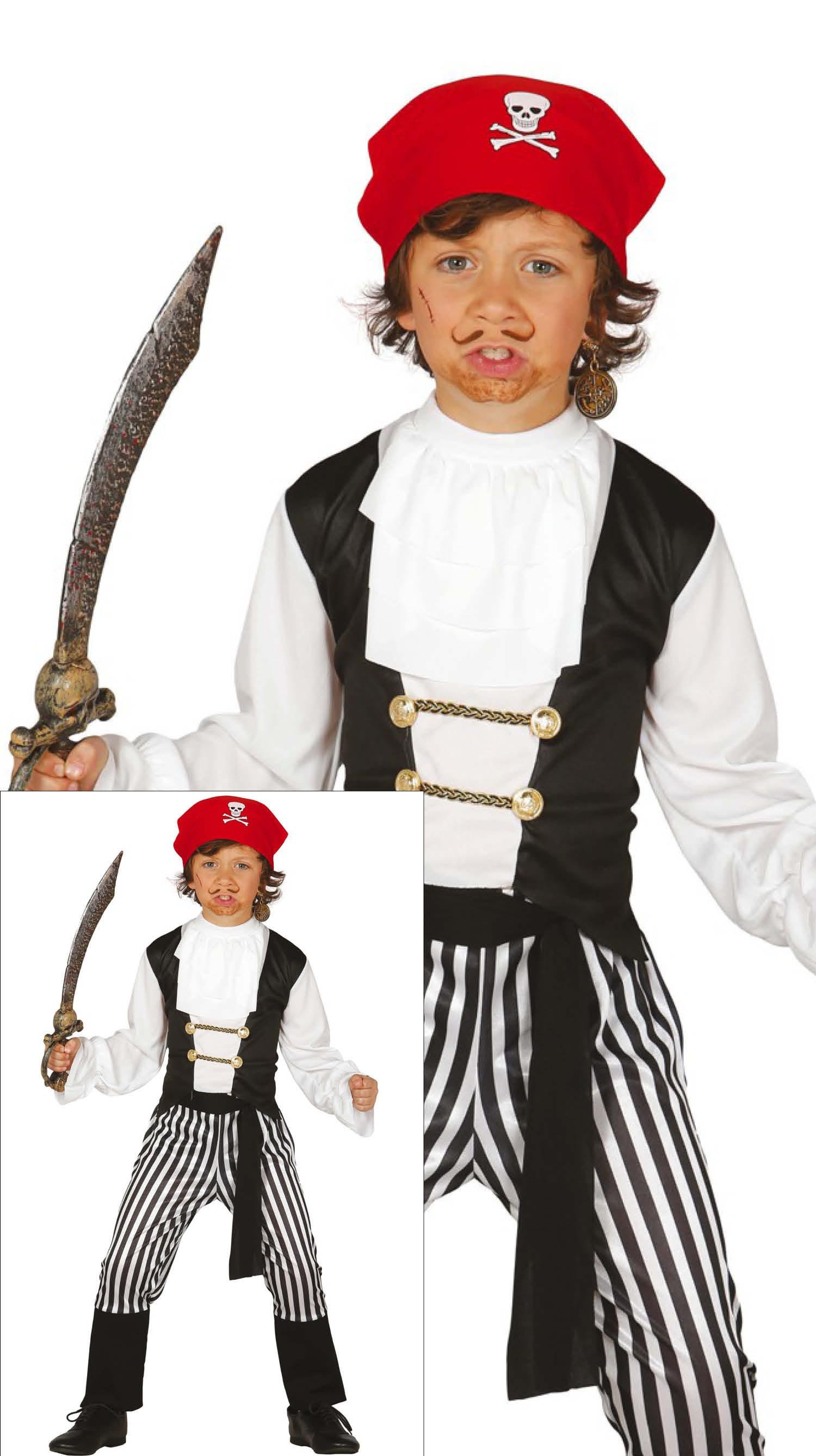 "CHILD STRIPED PIRATE, 10-12 YEARS"