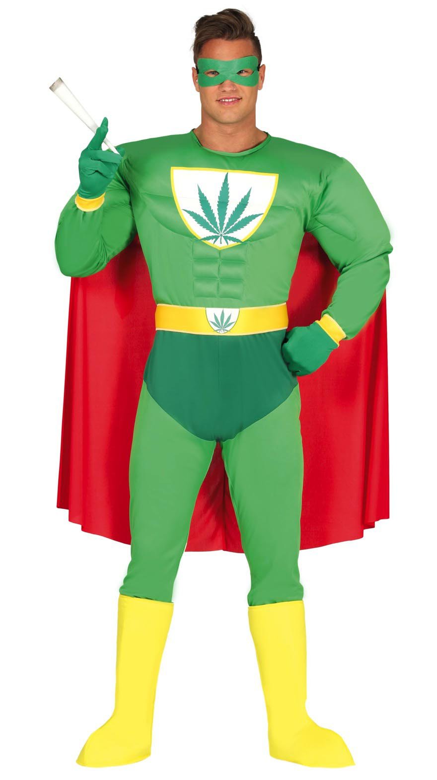 Adult Marijuana Superhero Size L 52-54