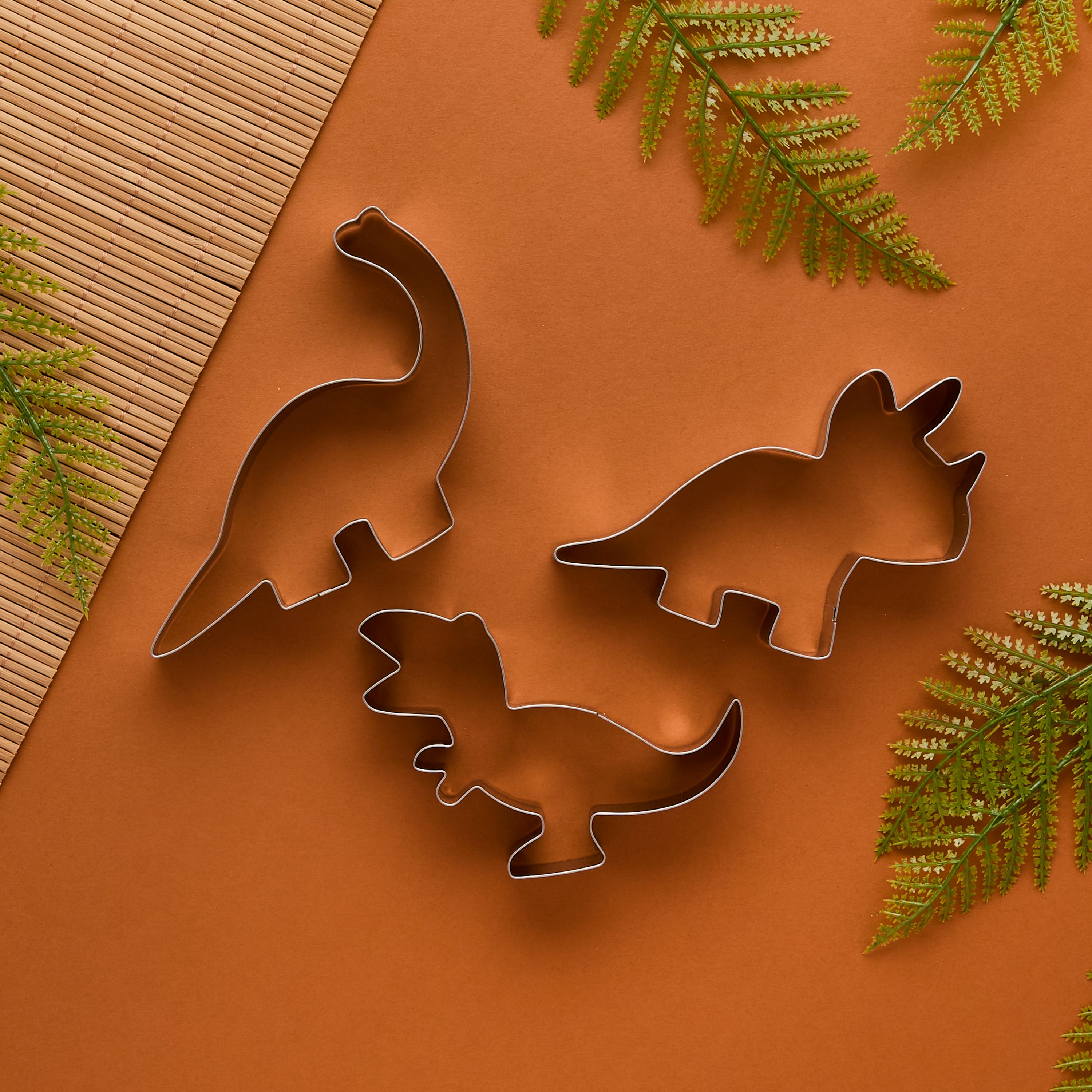 Dinosaur Cookie Cutters - Pack of 3